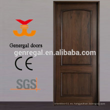 CE estándar barnizado 100% puertas interiores de madera maciza